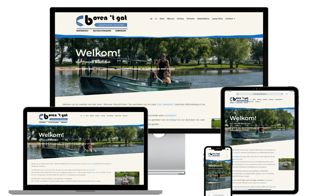 Website Voetveer Woudrichem