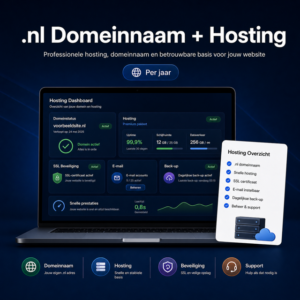 .nl Domeinnaam + Hosting (per jaar)