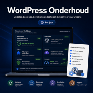 WordPress Onderhoud (per jaar)