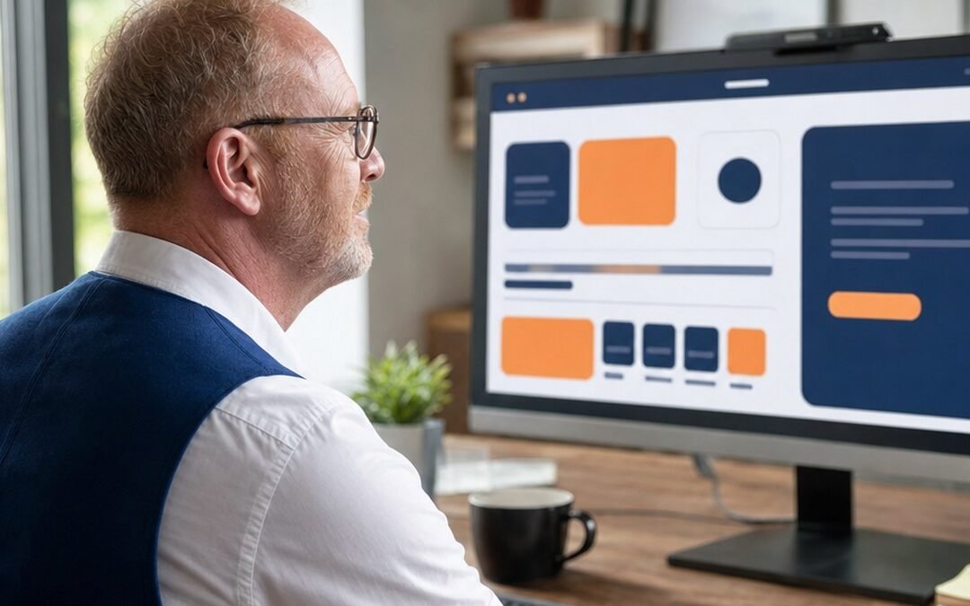 AI in webdesign: Chris van der Beek werkt aan de vernieuwde website van VANDERBEEK Solutions