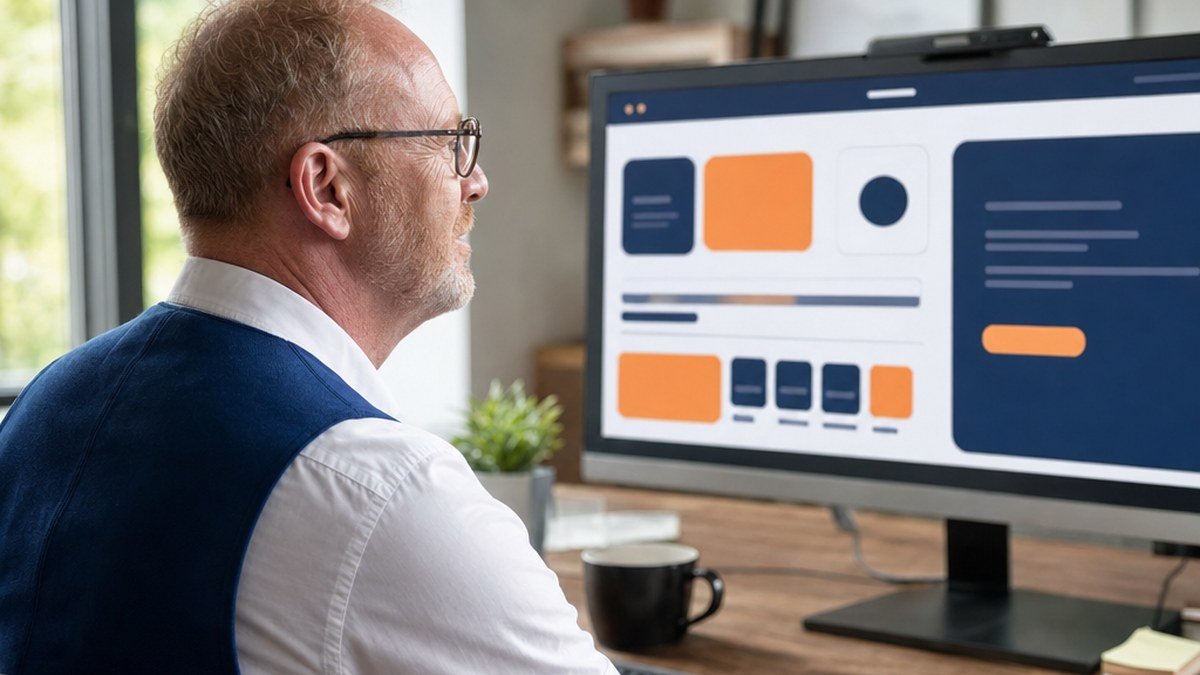 AI in webdesign: Chris van der Beek werkt aan de vernieuwde website van VANDERBEEK Solutions
